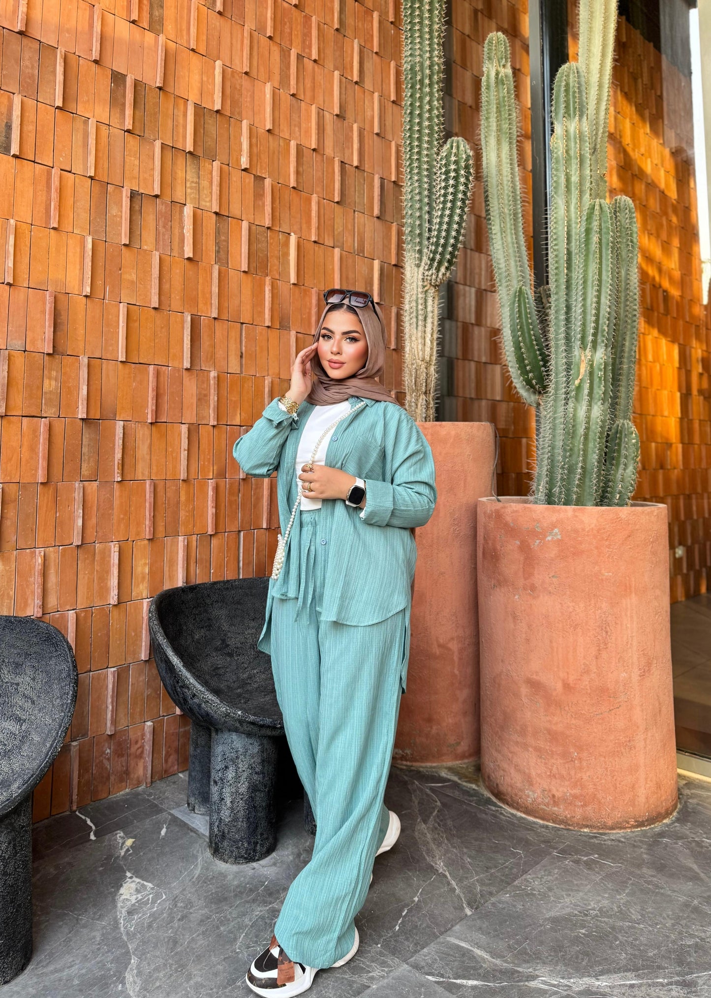 Fresca linen suit