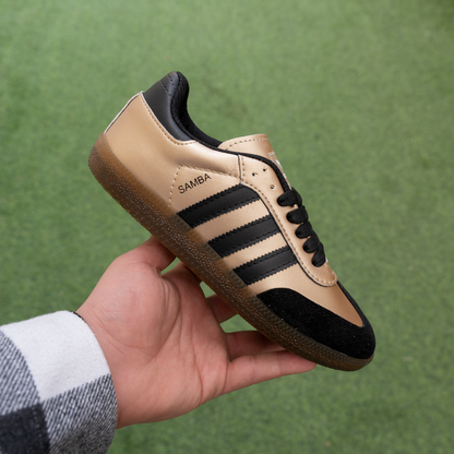 Samba gold shoes